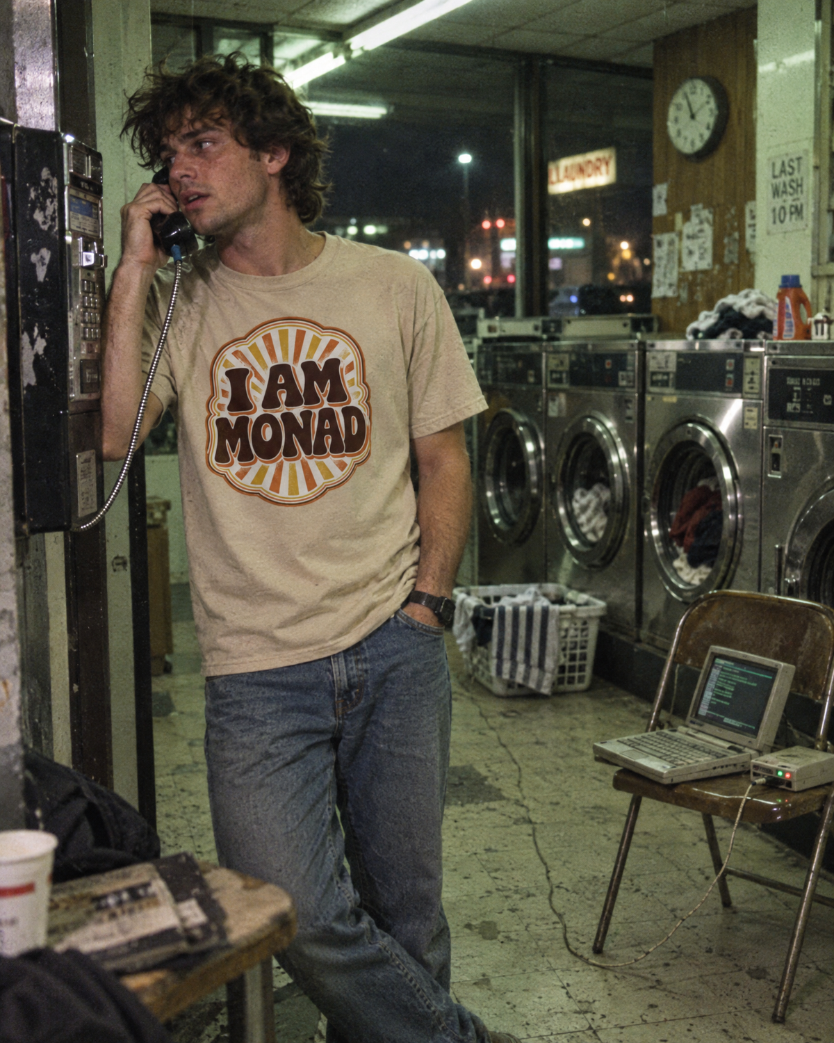 I AM MONAD — Sand T-Shirt