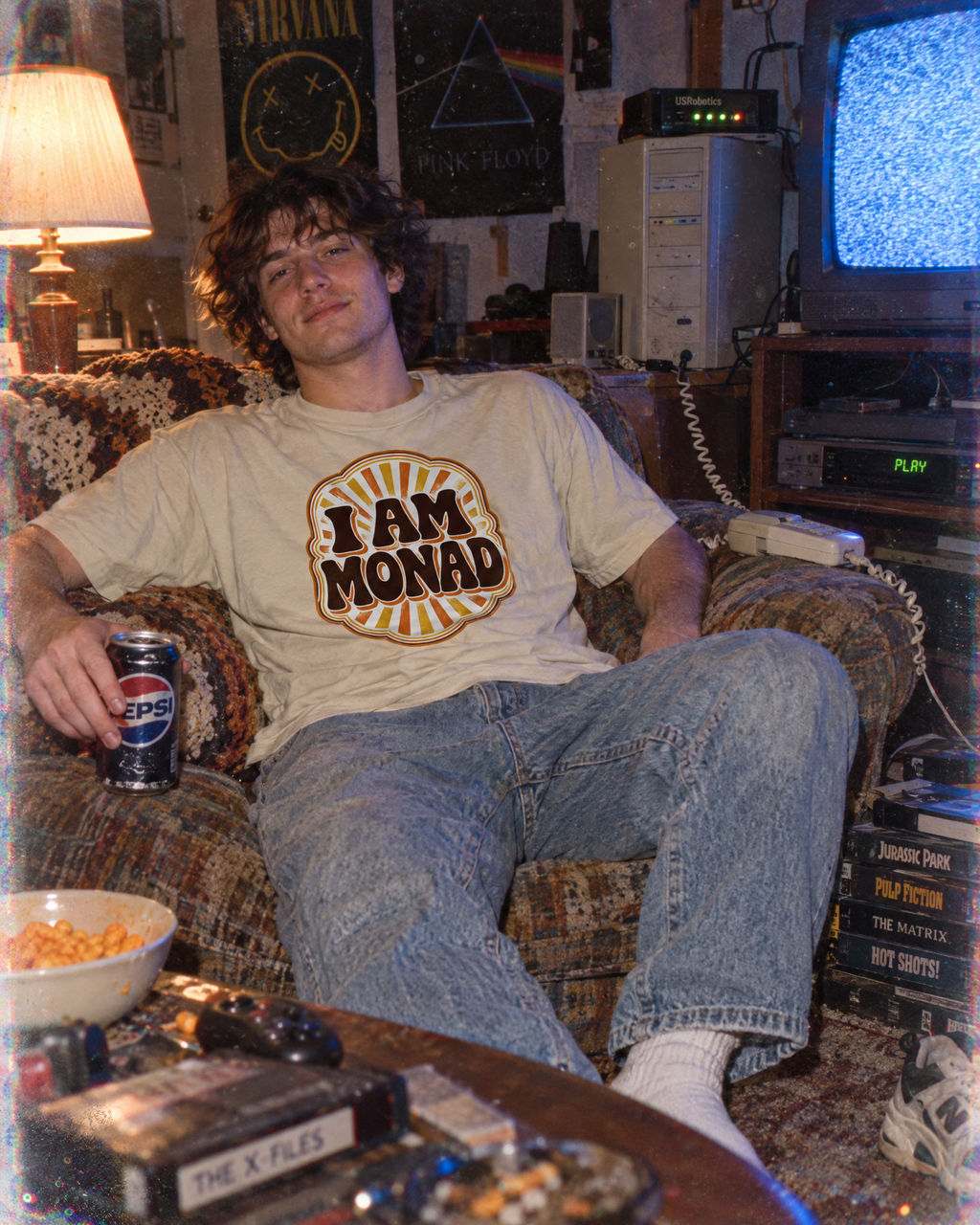 I AM MONAD — Sand T-Shirt