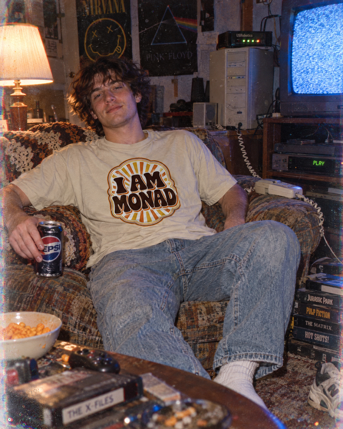 I AM MONAD — Sand T-Shirt