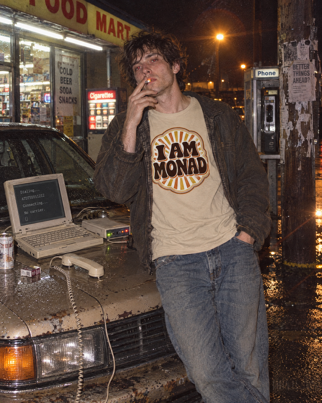 I AM MONAD — Sand T-Shirt