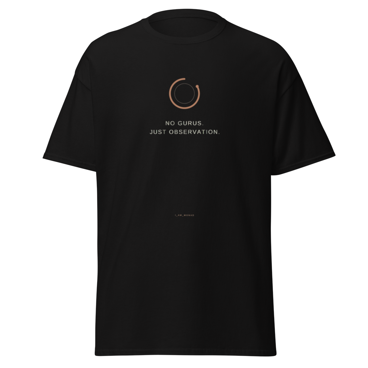 No Gurus. Just Observation. — I_AM_MONAD Heavyweight Tee